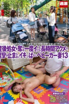 [NHDTB-832] [DECENSORED] Stroller Wife 13 Who Lost Her Virginity After Giving Birth And Once She Cums, She Can’t Stop Convulsing From The Orgasm For A Long Time